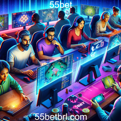 Torneios de Jogos na 55bet: Competição e Diversão em Alta